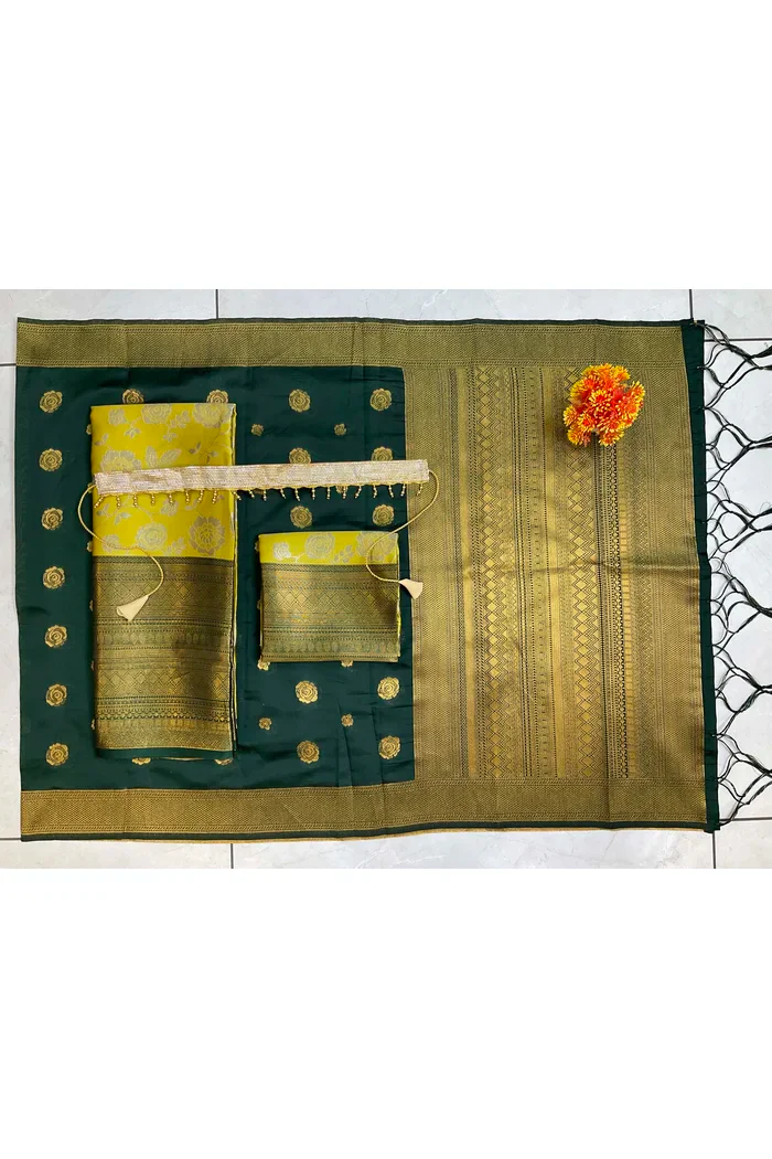 South Indian Festival Traditional Half Saree Chhavi - Image 55