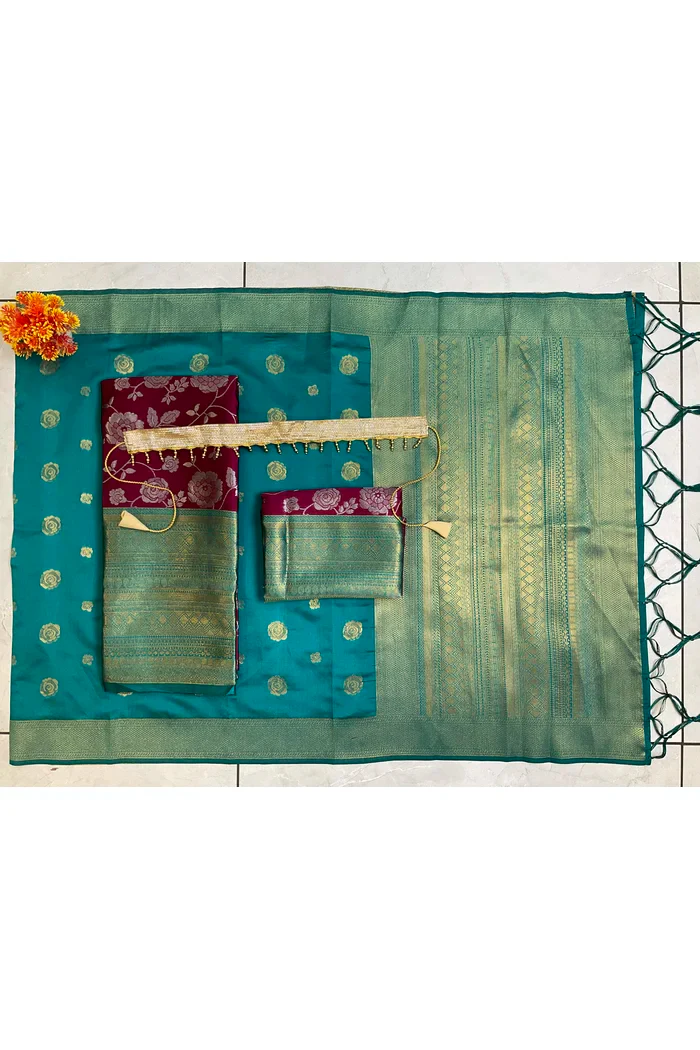 South Indian Festival Traditional Half Saree Chhavi - Image 67
