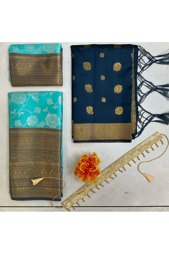 South Indian Festival Traditional Half Saree Chhavi - Image 68