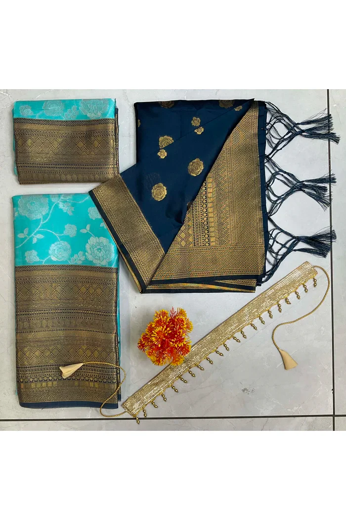 South Indian Festival Traditional Half Saree Chhavi - Image 69