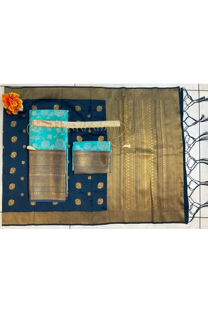 South Indian Festival Traditional Half Saree Chhavi - Image 71
