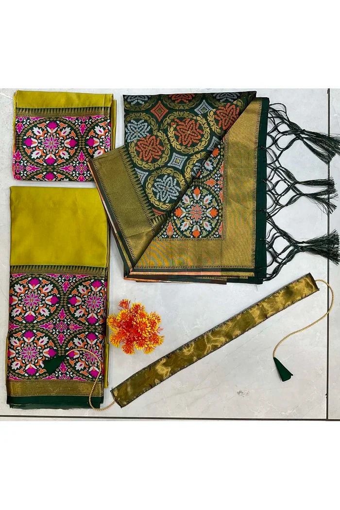 South Indian Festival Traditional Half Saree GolGolPAttu - Image 44