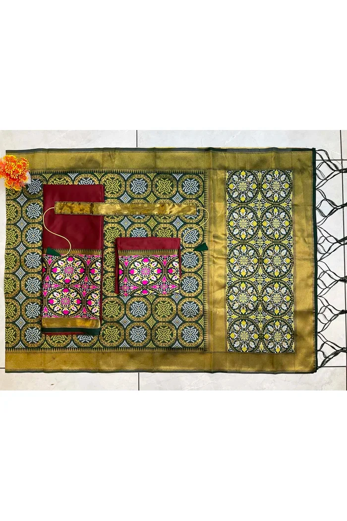 South Indian Festival Traditional Half Saree GolGolPAttu - Image 50