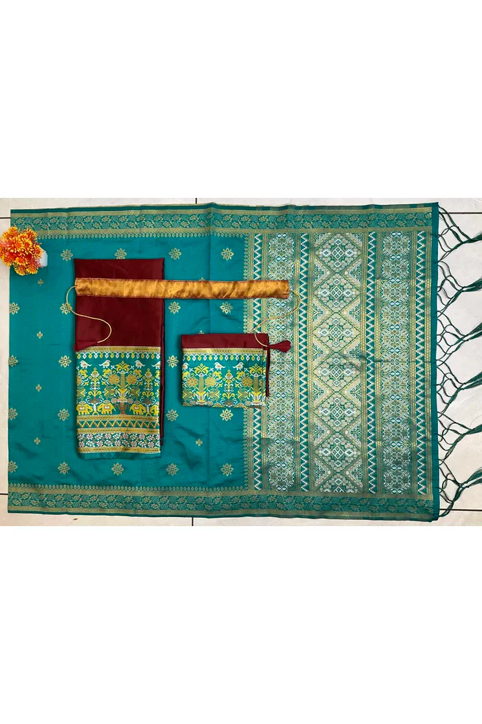 South Indian Festival Traditional Half Saree Jagvi - Image 80