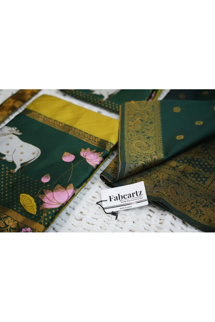 South Indian Festival Traditional Half Saree KaamDhenu - Image 23