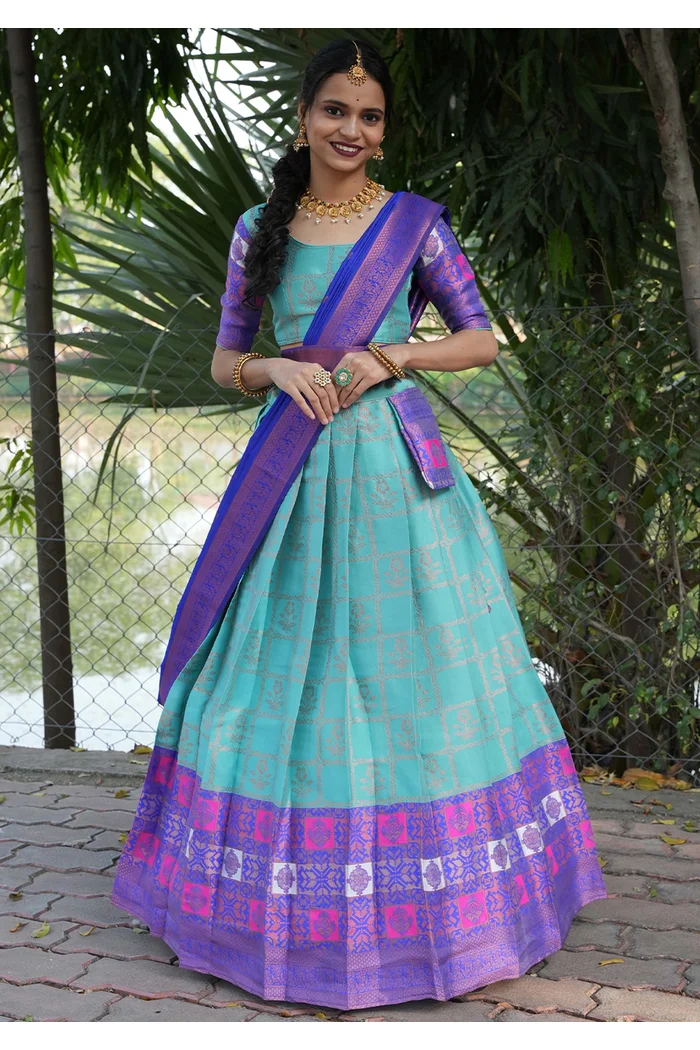 South Indian Festival Traditional Half Saree MultiBox - Image 17