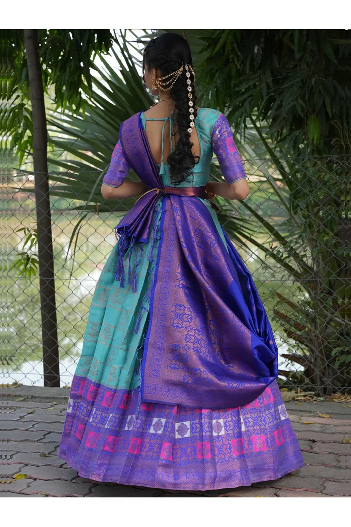 South Indian Festival Traditional Half Saree MultiBox - Image 18