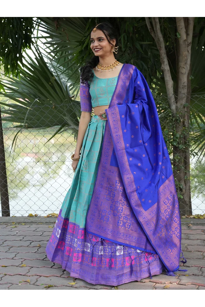 South Indian Festival Traditional Half Saree MultiBox - Image 19