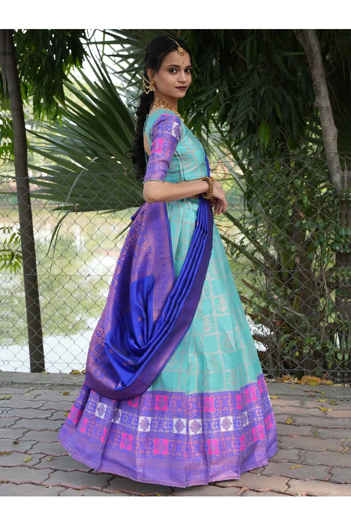South Indian Festival Traditional Half Saree MultiBox - Image 22