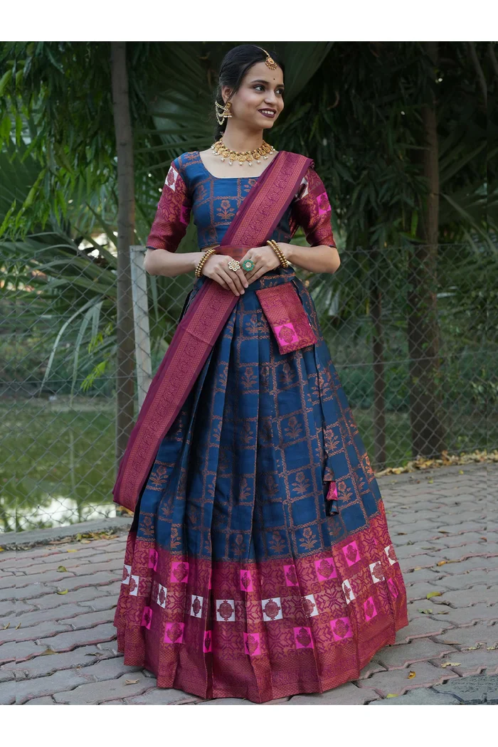 South Indian Festival Traditional Half Saree MultiBox - Image 25