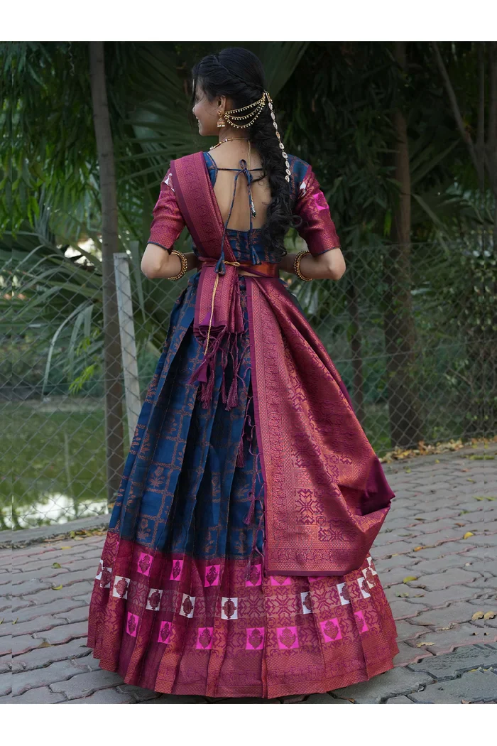 South Indian Festival Traditional Half Saree MultiBox - Image 26