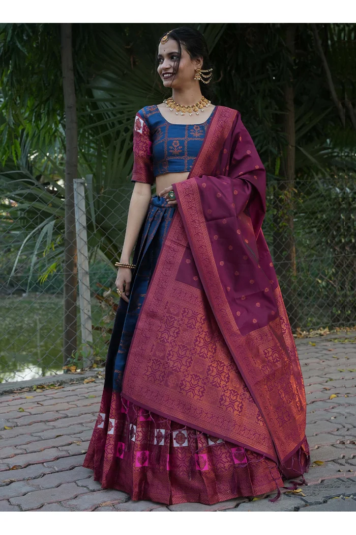 South Indian Festival Traditional Half Saree MultiBox - Image 27