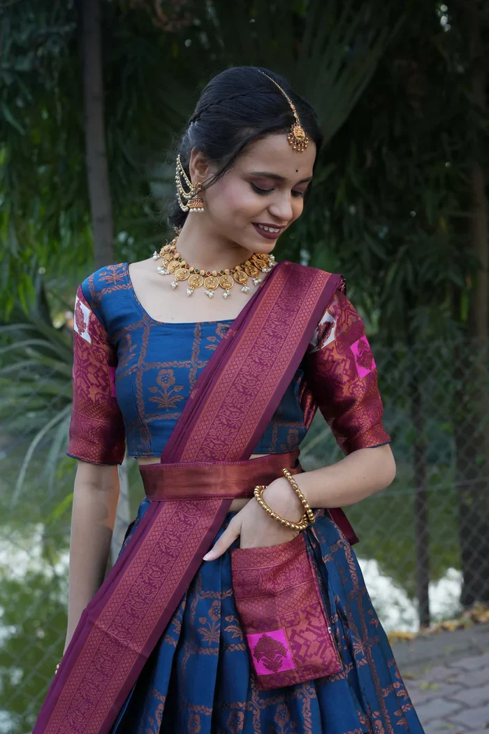 South Indian Festival Traditional Half Saree MultiBox - Image 31