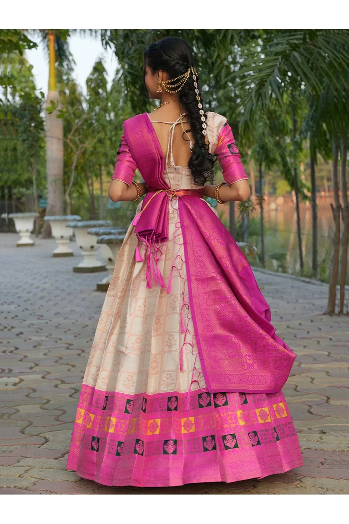 South Indian Festival Traditional Half Saree MultiBox - Image 34