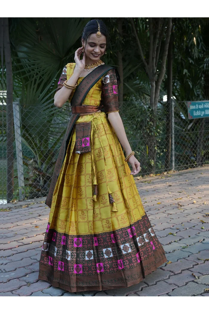 South Indian Festival Traditional Half Saree MultiBox - Image 46
