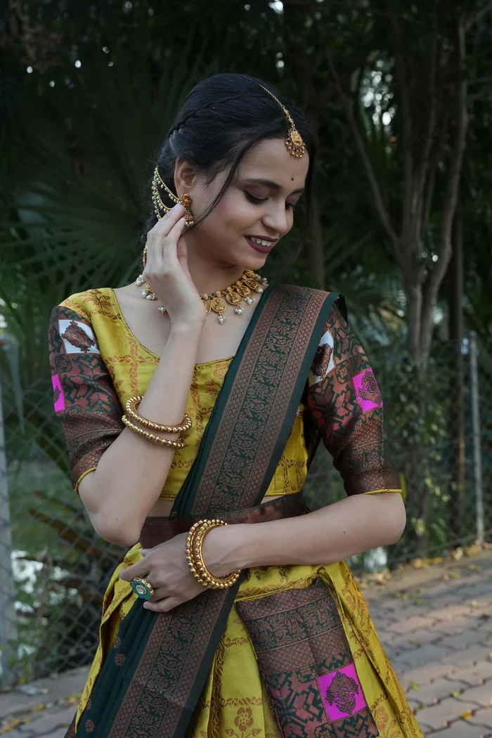 South Indian Festival Traditional Half Saree MultiBox - Image 47