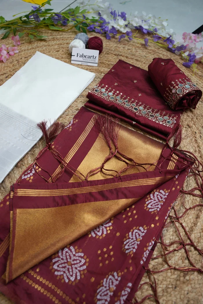 South Indian Festival Traditional Half Saree Myriti - Image 78