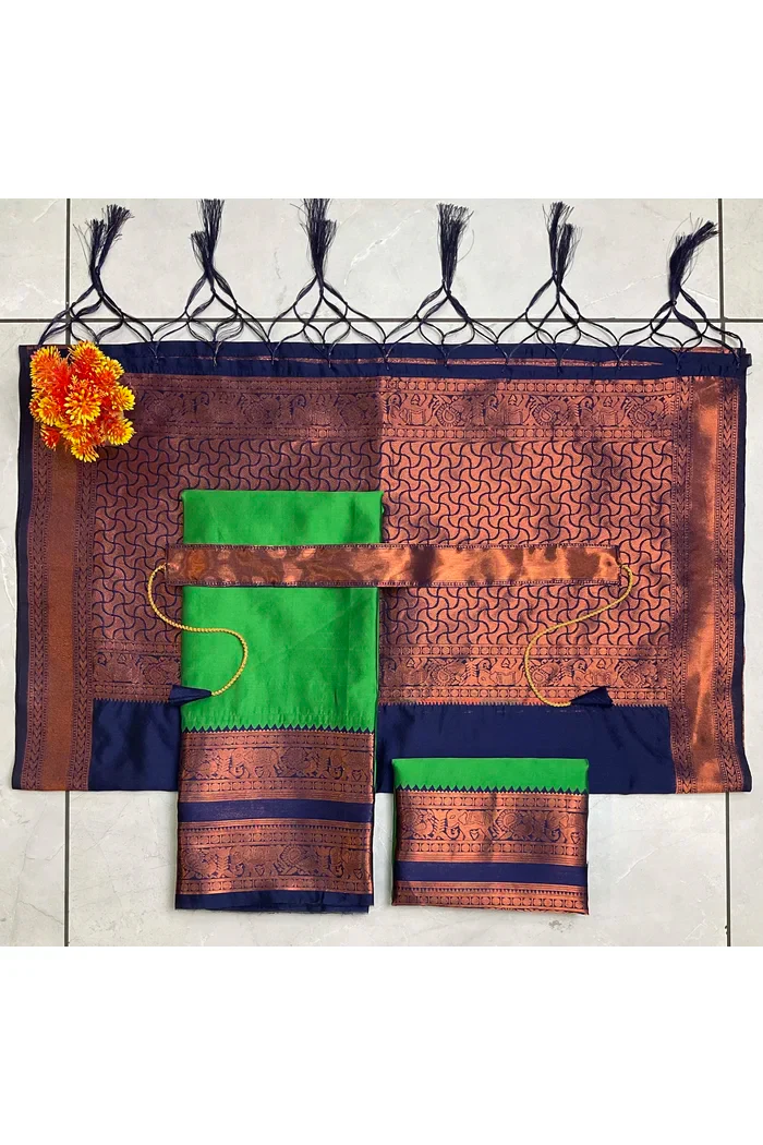 South Indian Festival Traditional Half Saree Yenugu - Image 24