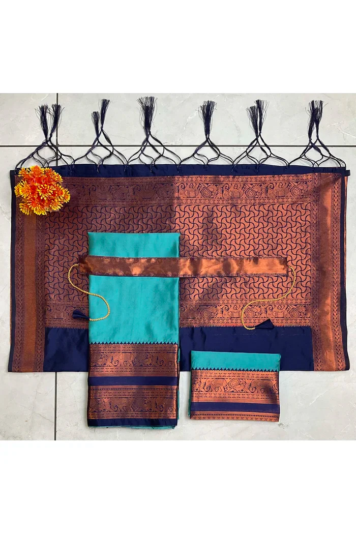 South Indian Festival Traditional Half Saree Yenugu - Image 28