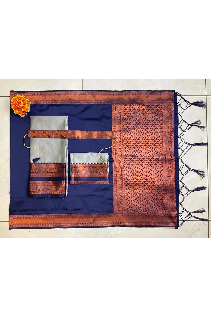 South Indian Festival Traditional Half Saree Yenugu - Image 33