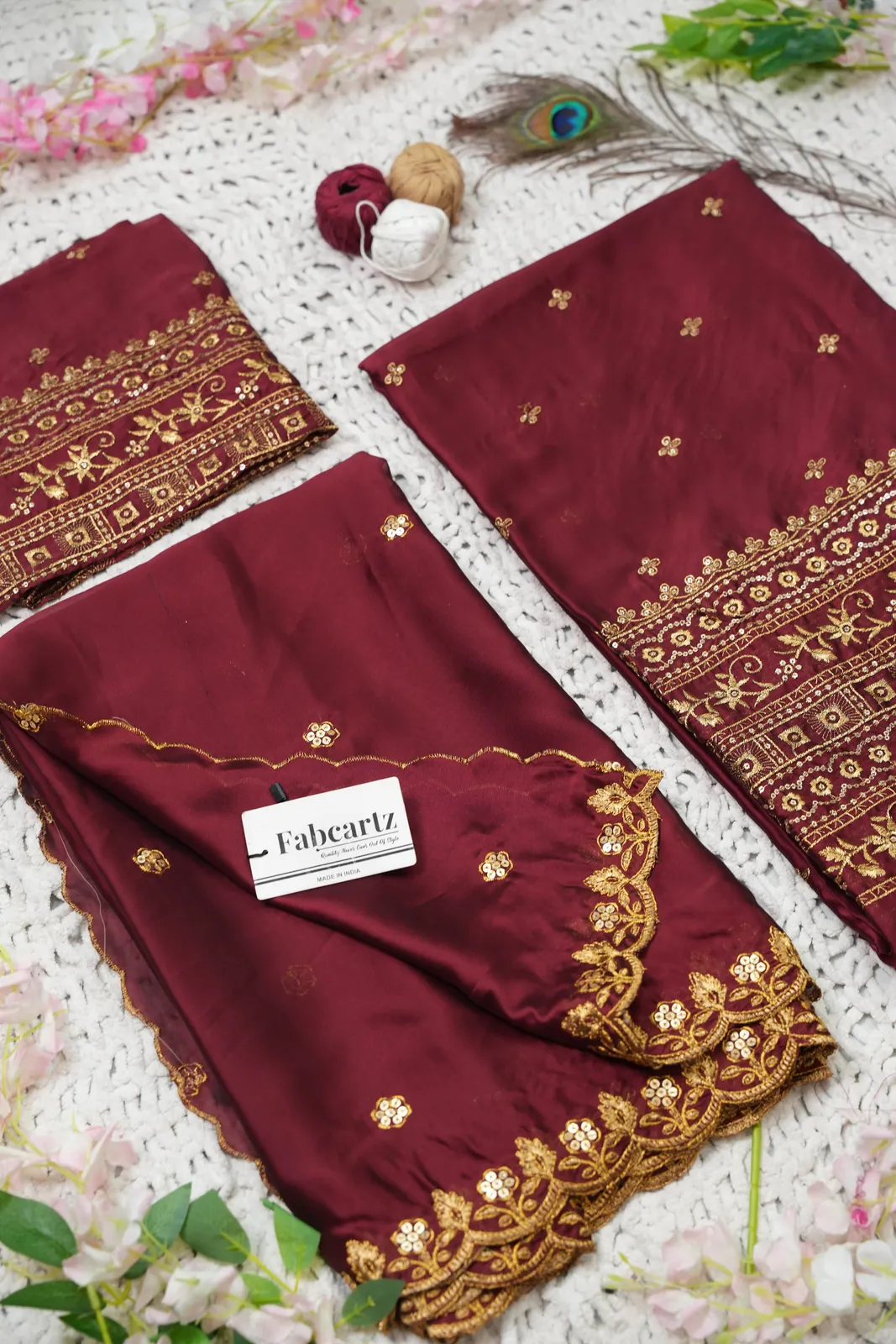 Women's Embroidered Shimmer Lehenga Choli with Sequins Work Nisarg HaldiRango - Image 36