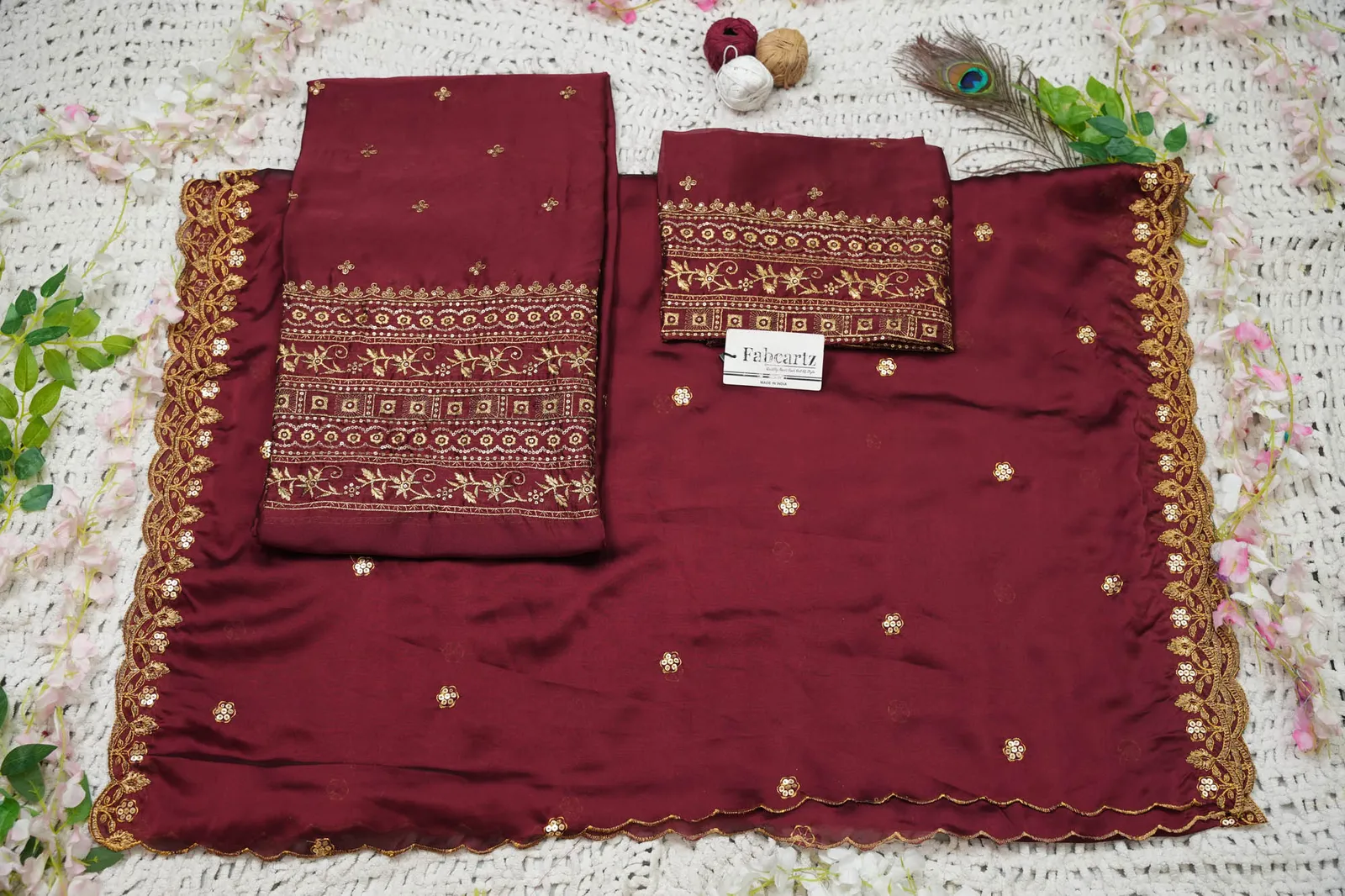 Women's Embroidered Shimmer Lehenga Choli with Sequins Work Nisarg HaldiRango - Image 41