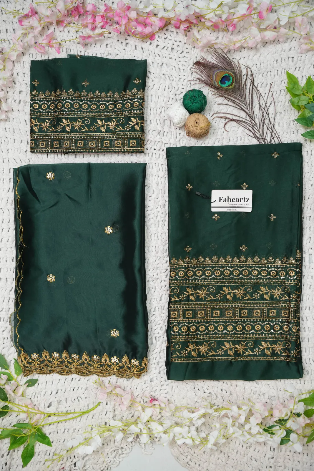 Women's Embroidered Shimmer Lehenga Choli with Sequins Work Nisarg HaldiRango - Image 43