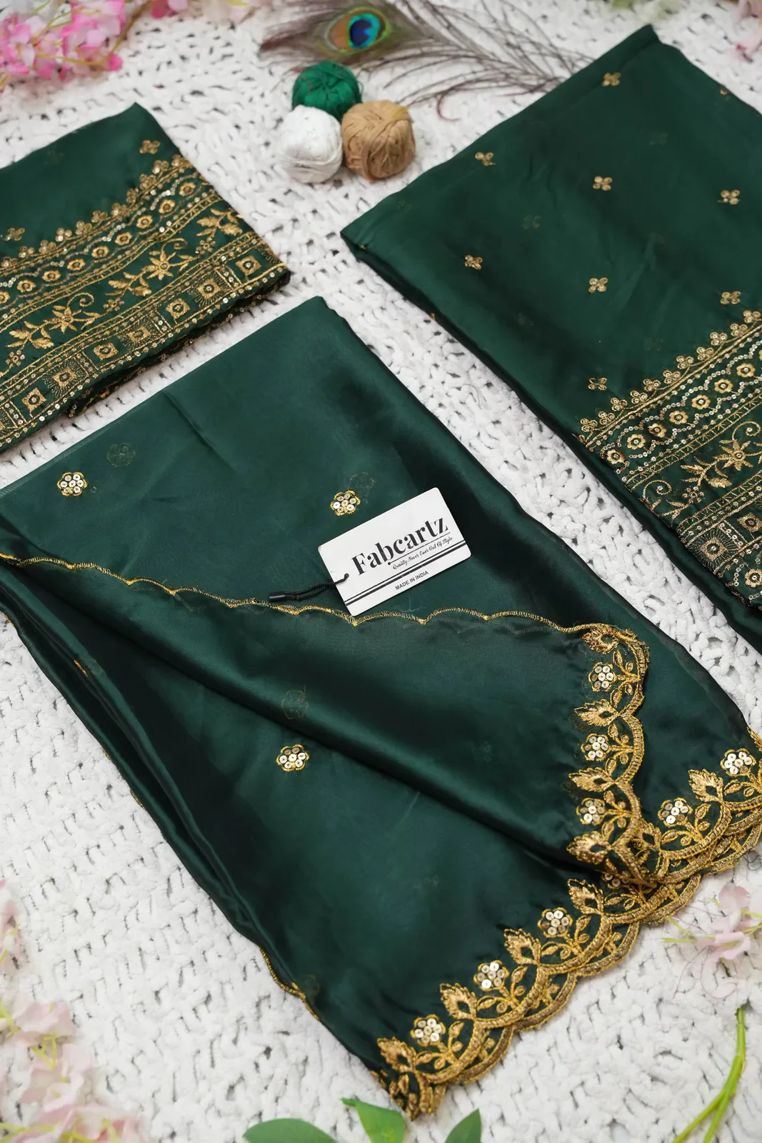 Women's Embroidered Shimmer Lehenga Choli with Sequins Work Nisarg HaldiRango - Image 44