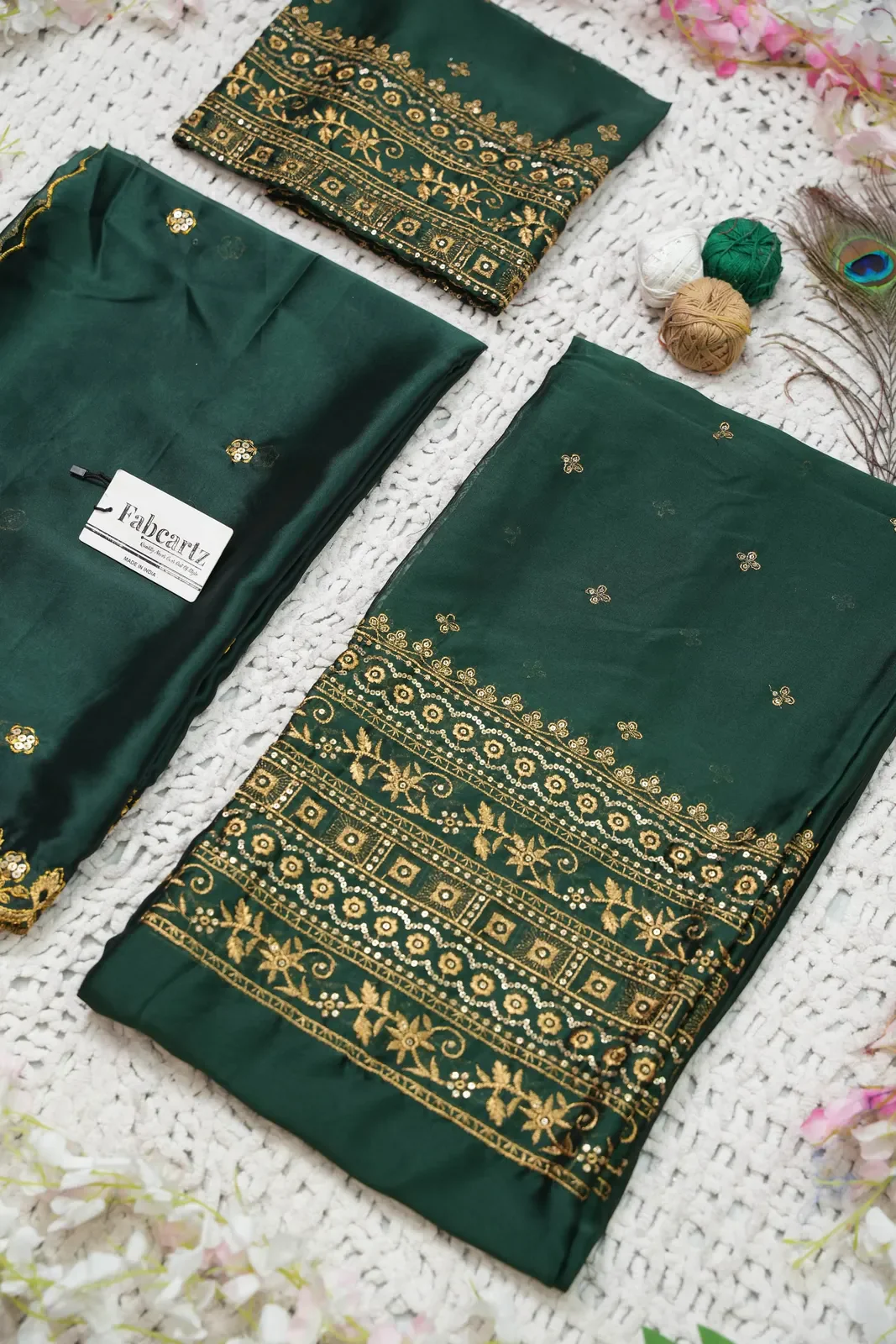 Women's Embroidered Shimmer Lehenga Choli with Sequins Work Nisarg HaldiRango - Image 45