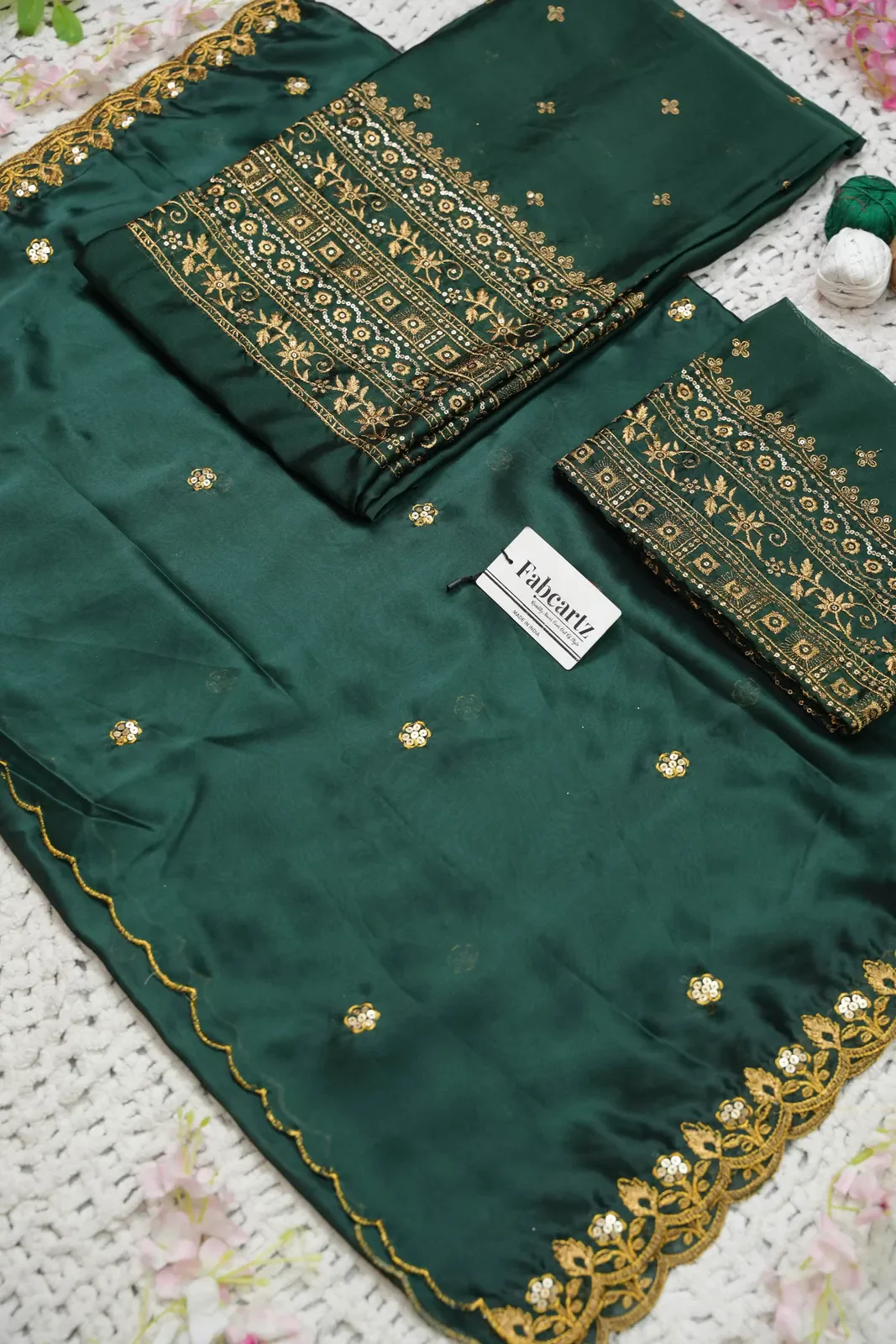 Women's Embroidered Shimmer Lehenga Choli with Sequins Work Nisarg HaldiRango - Image 47