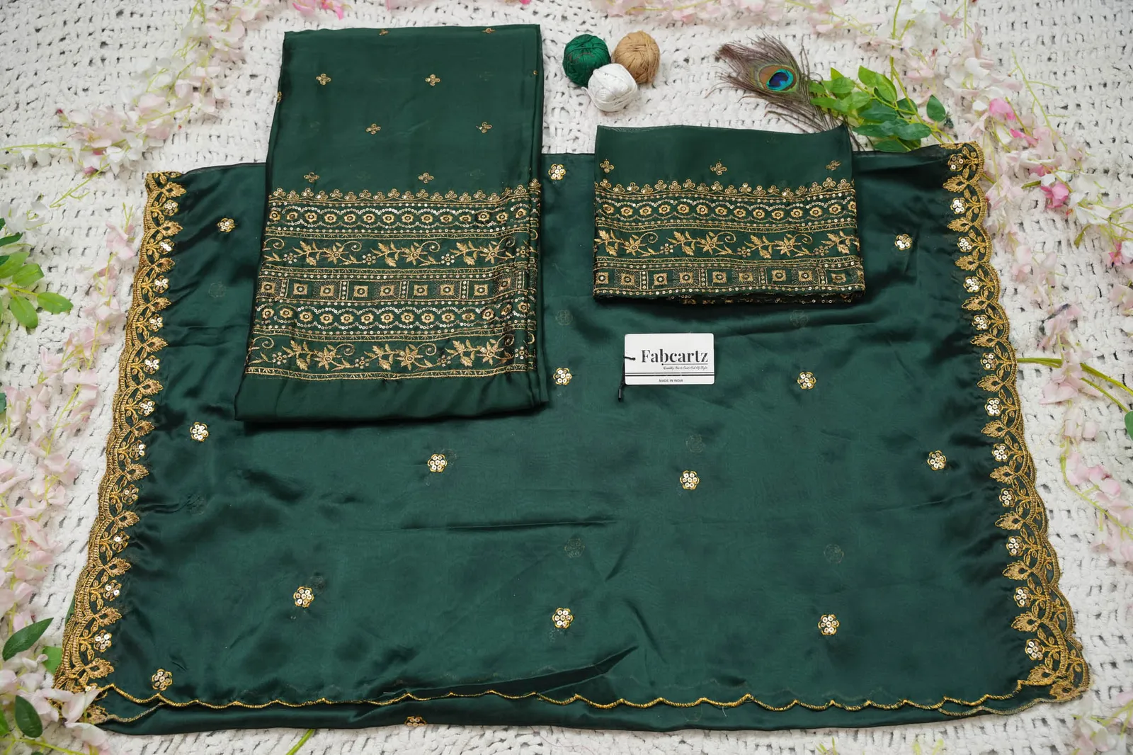 Women's Embroidered Shimmer Lehenga Choli with Sequins Work Nisarg HaldiRango - Image 49