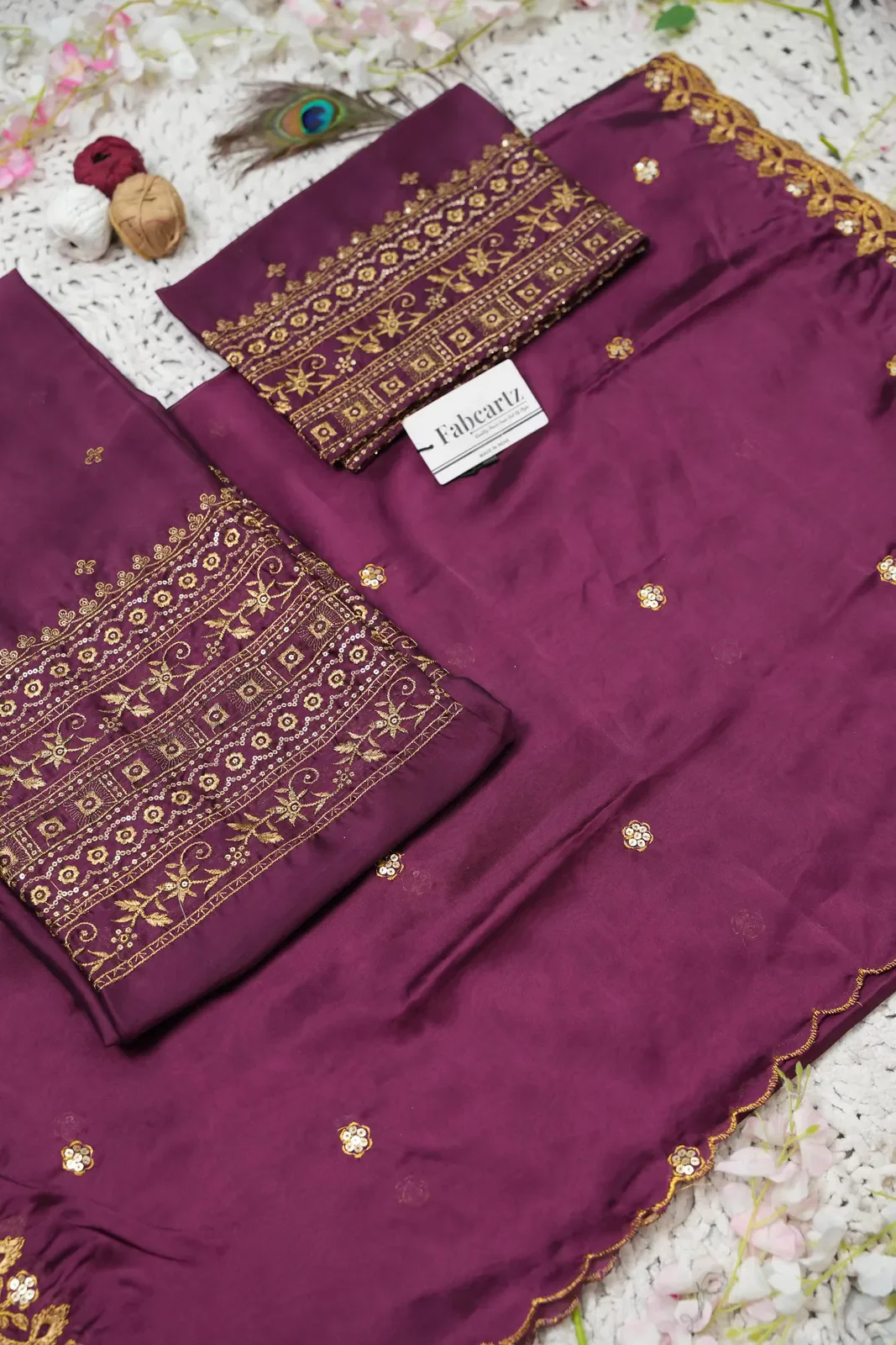 Women's Embroidered Shimmer Lehenga Choli with Sequins Work Nisarg HaldiRango - Image 55