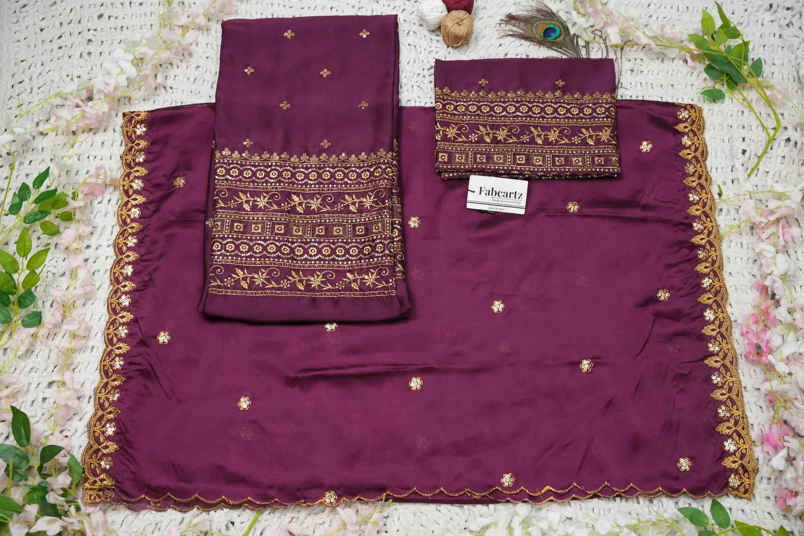 Women's Embroidered Shimmer Lehenga Choli with Sequins Work Nisarg HaldiRango - Image 57