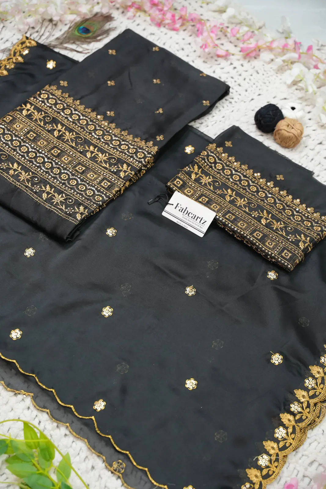 Women's Embroidered Shimmer Lehenga Choli with Sequins Work Nisarg HaldiRango - Image 63