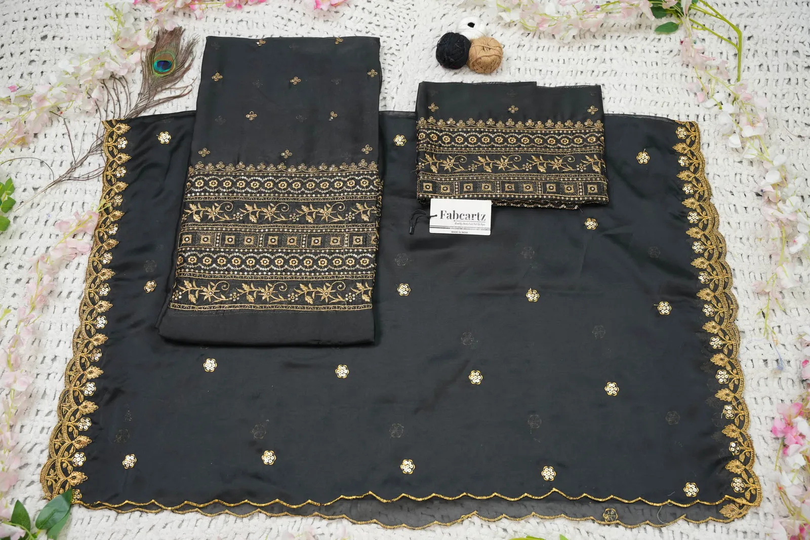 Women's Embroidered Shimmer Lehenga Choli with Sequins Work Nisarg HaldiRango - Image 65