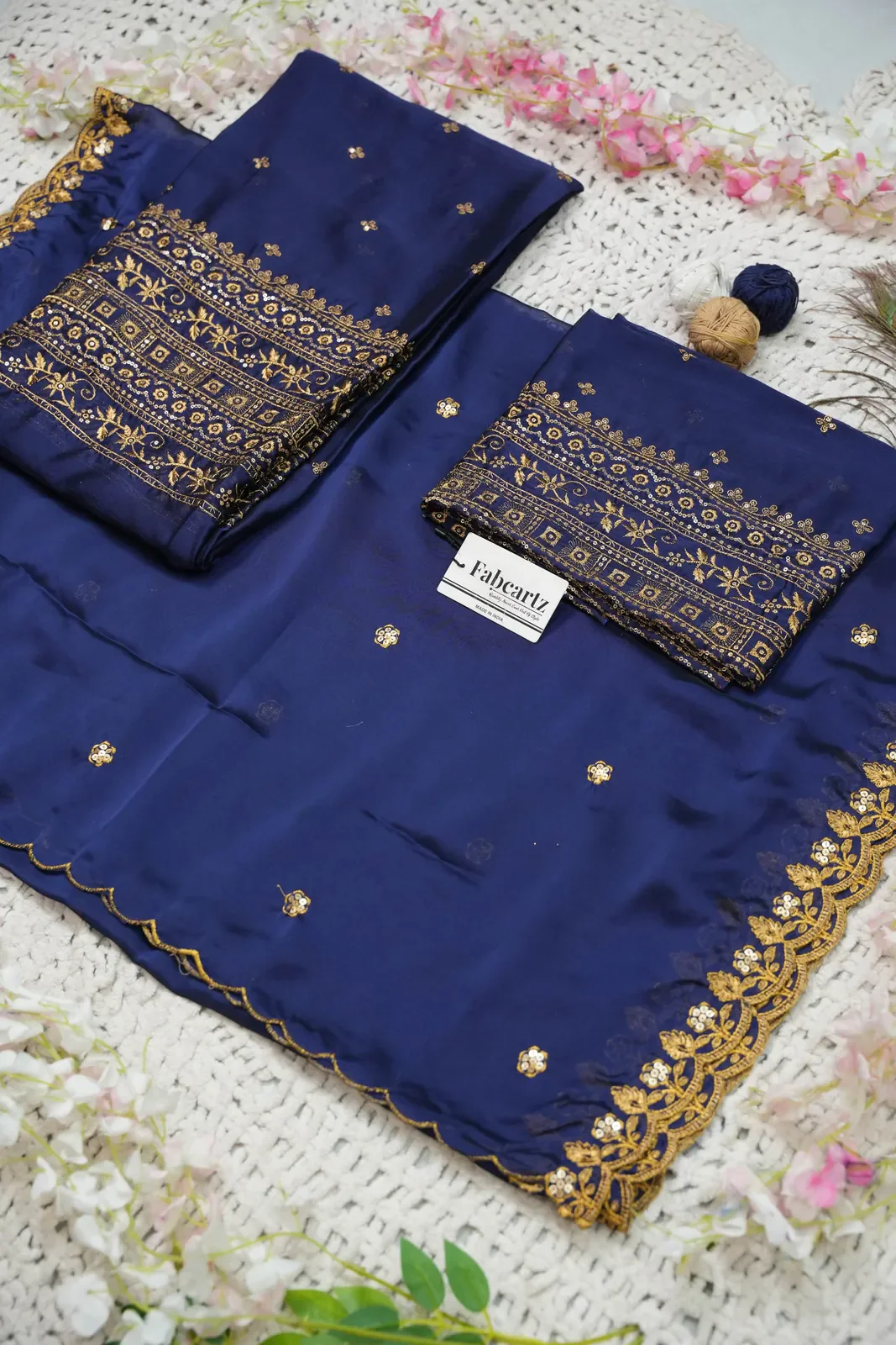 Women's Embroidered Shimmer Lehenga Choli with Sequins Work Nisarg HaldiRango - Image 71