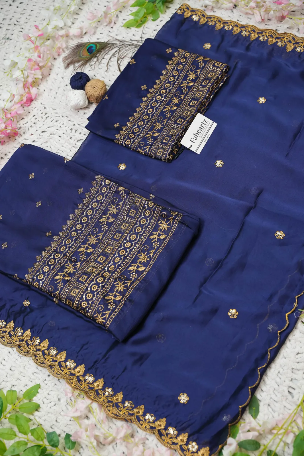 Women's Embroidered Shimmer Lehenga Choli with Sequins Work Nisarg HaldiRango - Image 72