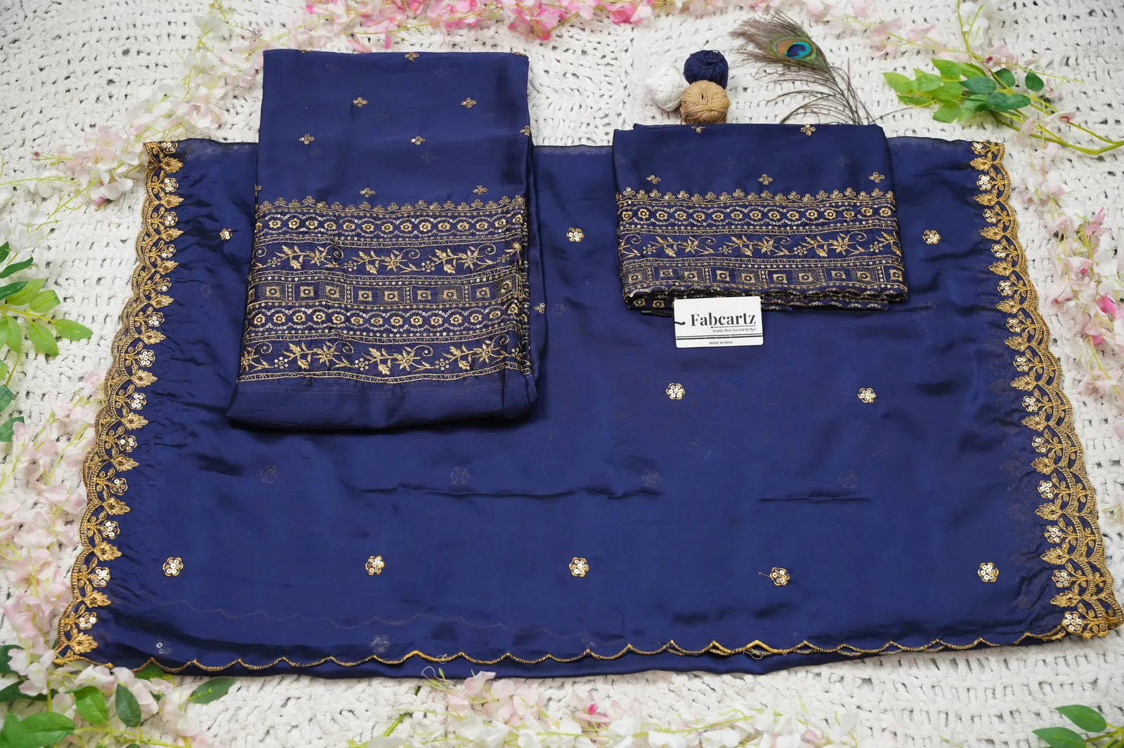Women's Embroidered Shimmer Lehenga Choli with Sequins Work Nisarg HaldiRango - Image 73