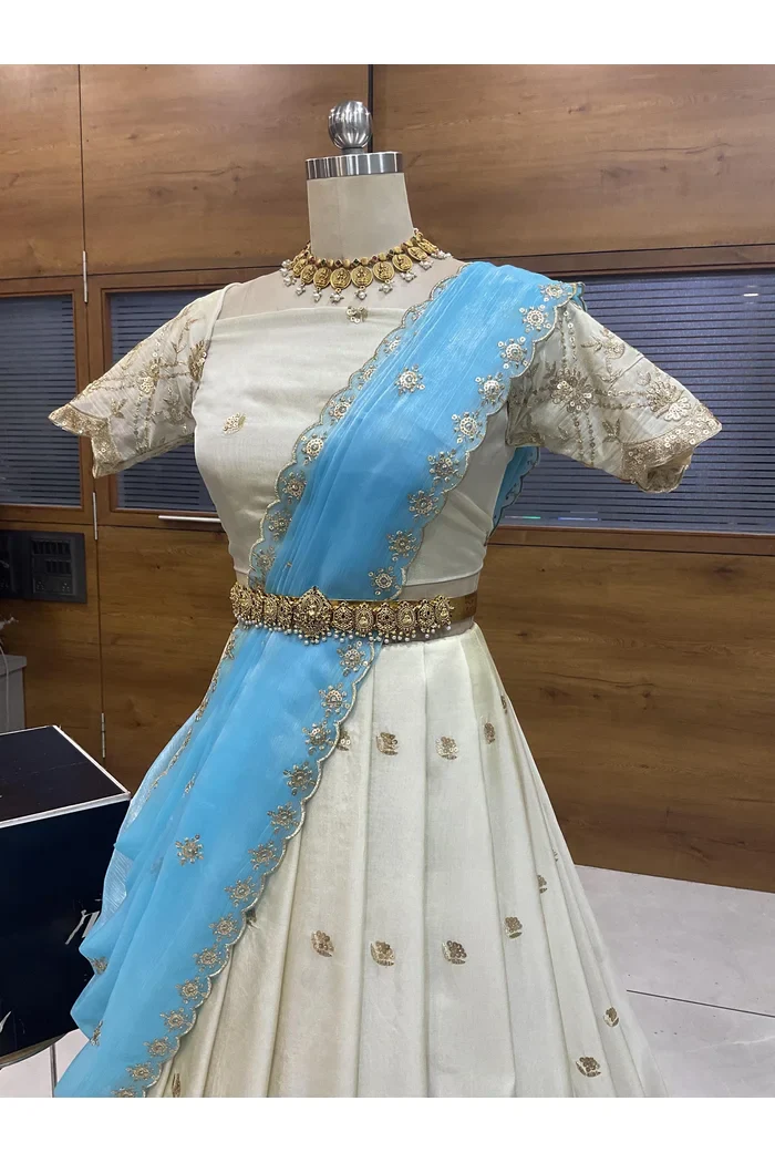 South Indian Festival Traditional Lehenga Choli Nobita - Image 42