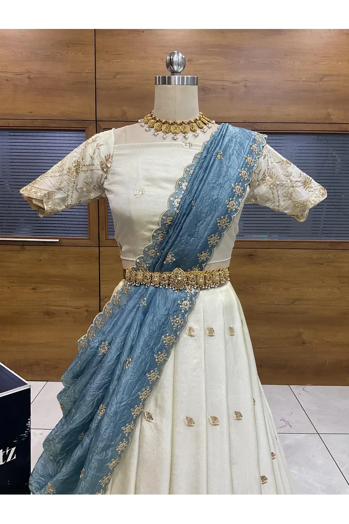 South Indian Festival Traditional Lehenga Choli Nobita - Image 7