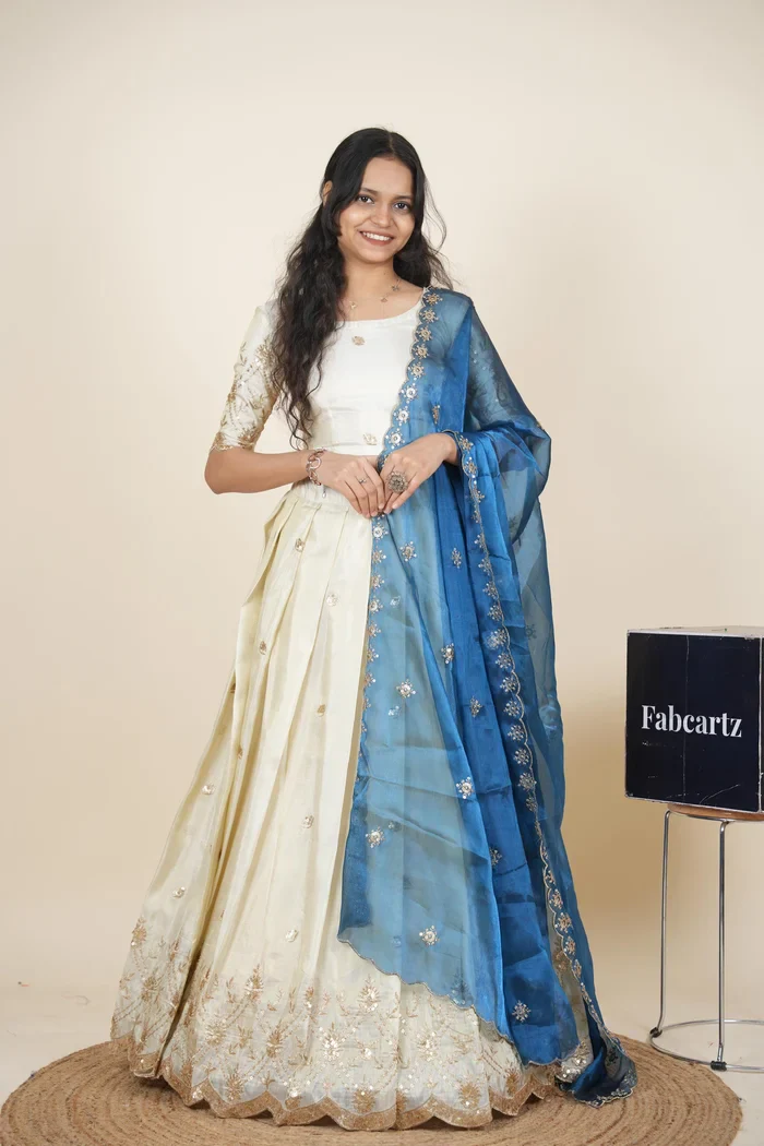 South Indian Festival Traditional Lehenga Choli Nobita KV - Image 110