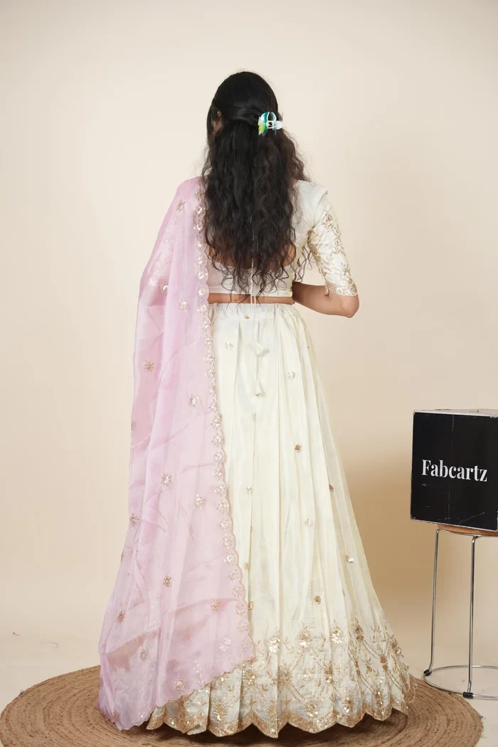 South Indian Festival Traditional Lehenga Choli Nobita KV - Image 34