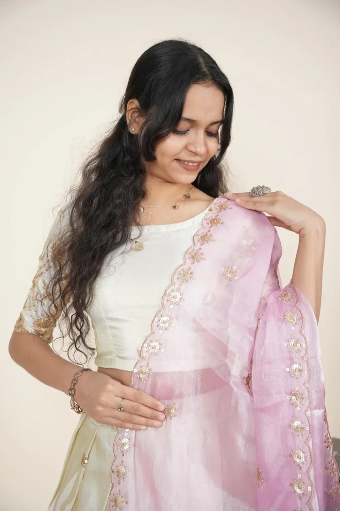 South Indian Festival Traditional Lehenga Choli Nobita KV - Image 40