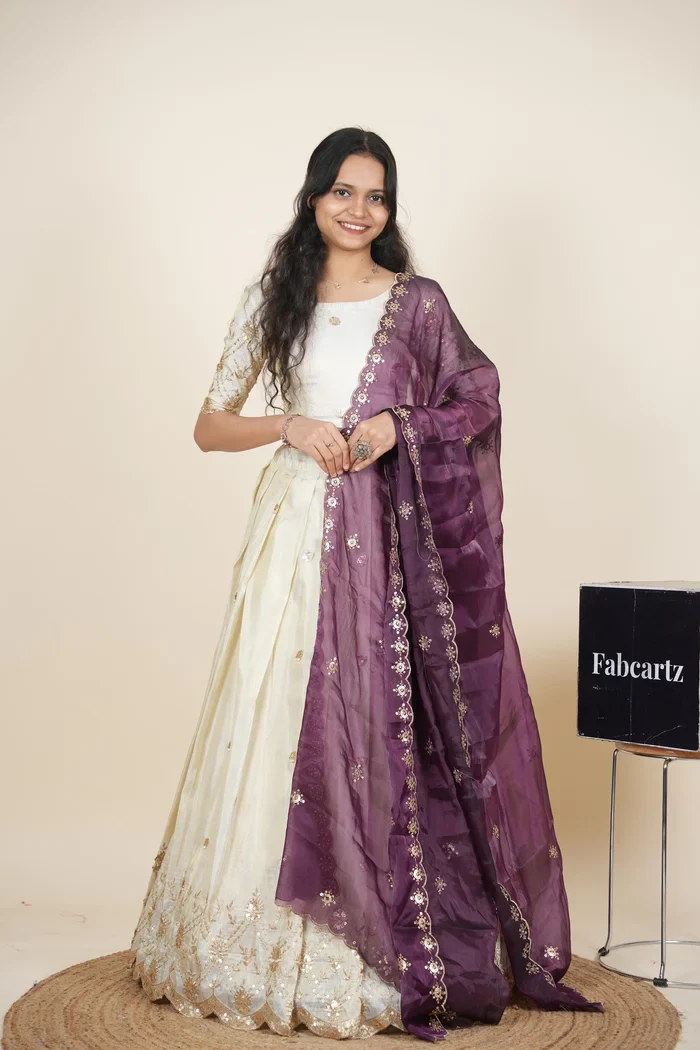 South Indian Festival Traditional Lehenga Choli Nobita KV - Image 49