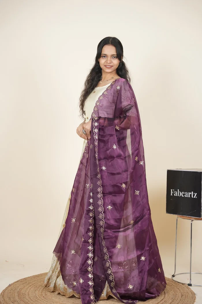 South Indian Festival Traditional Lehenga Choli Nobita KV - Image 53