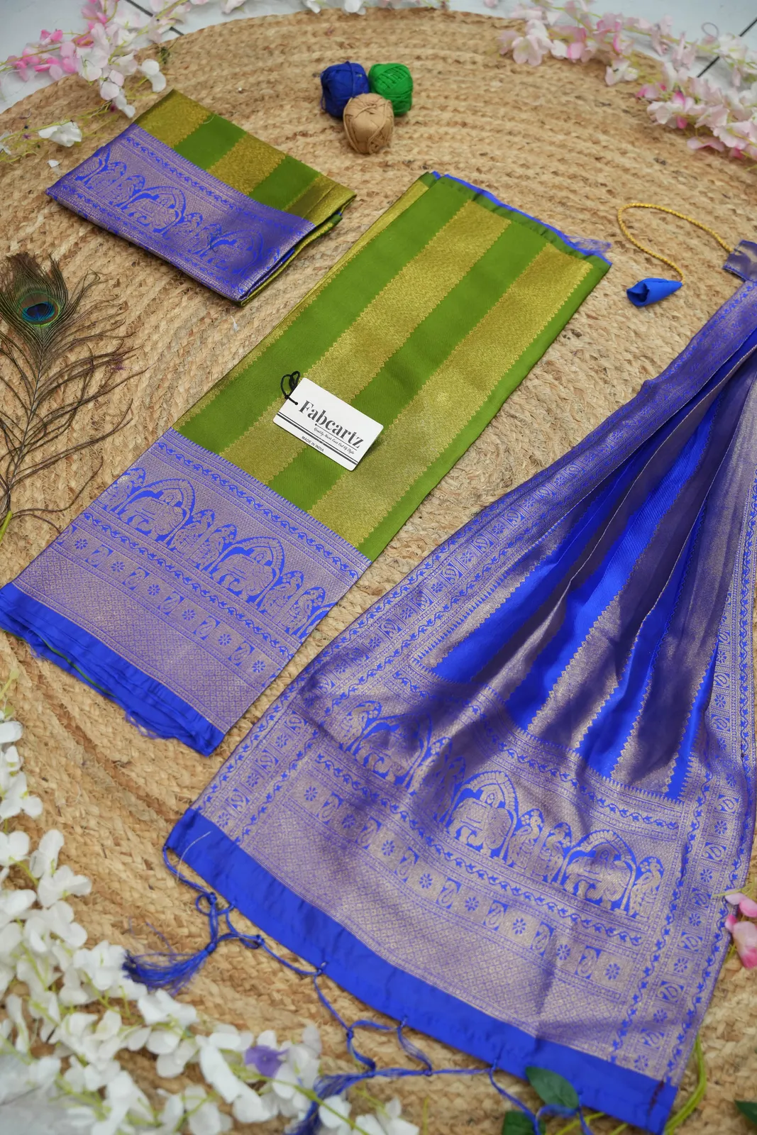 New Kids Traditional South Indian Half Saree NooranKIDS - Image 20