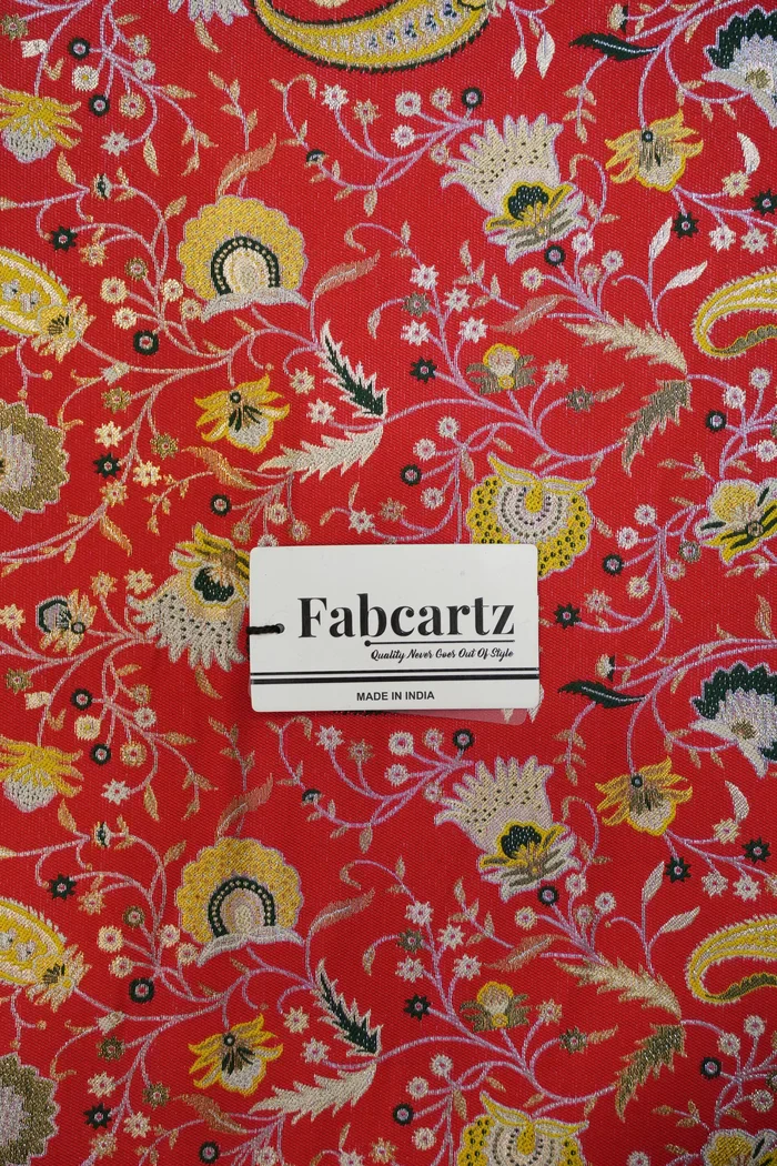 ONLY SHERWANI FABRIC JACQUARD WITH ZARI WORK Keri - Image 10