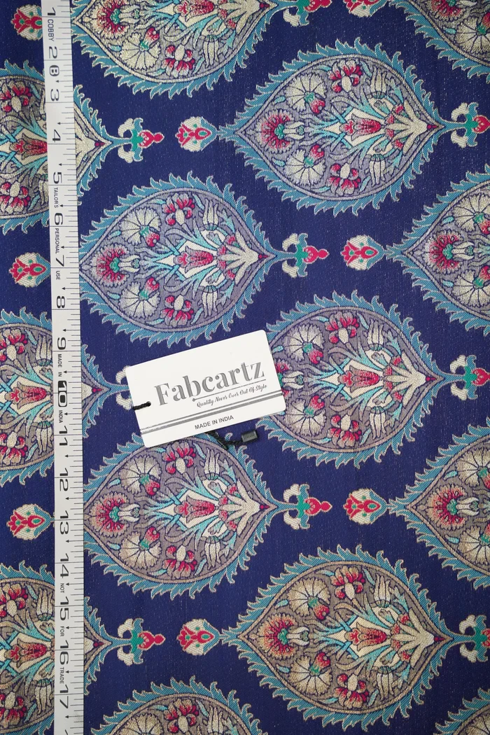 ONLY SHERWANI FABRIC JACQUARD WITH ZARI WORK Pan - Image 18