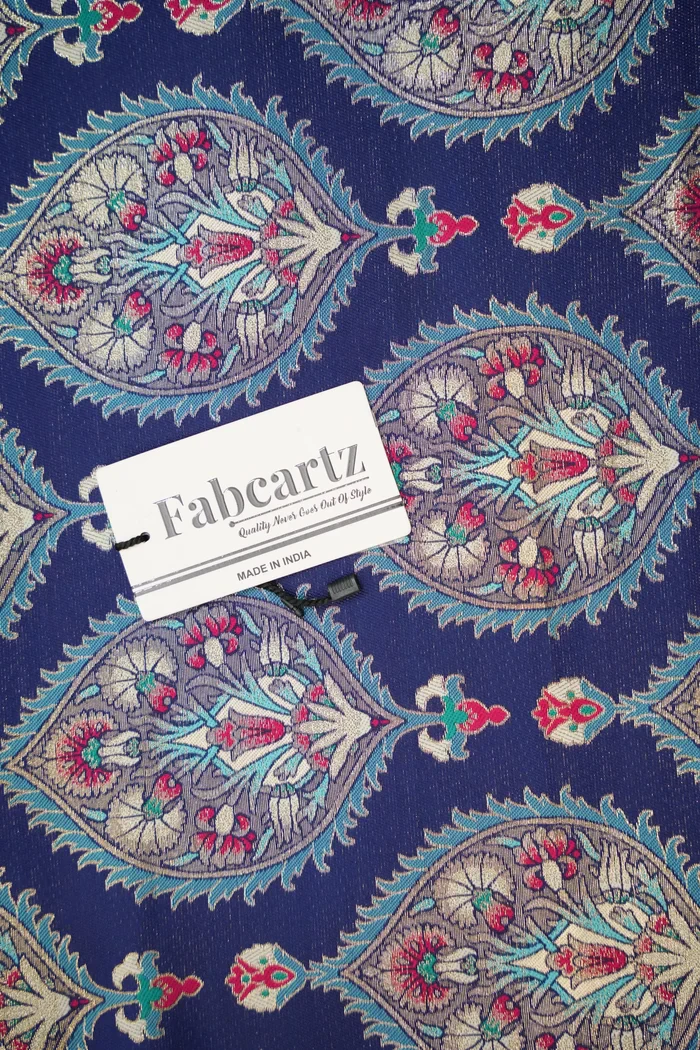 ONLY SHERWANI FABRIC JACQUARD WITH ZARI WORK Pan - Image 19