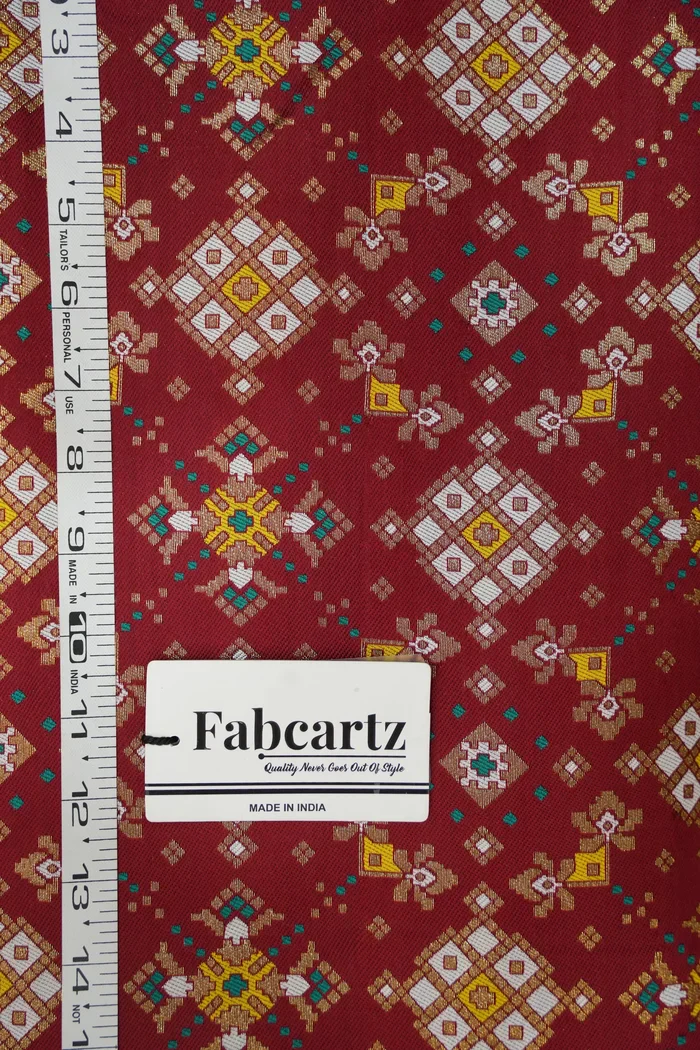 ONLY SHERWANI FABRIC JACQUARD WITH ZARI WORK Rajashahi - Image 18